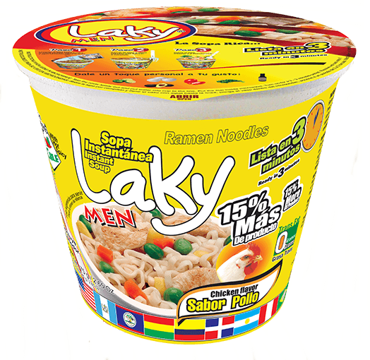 Laky Men soupe instantanée au poulet