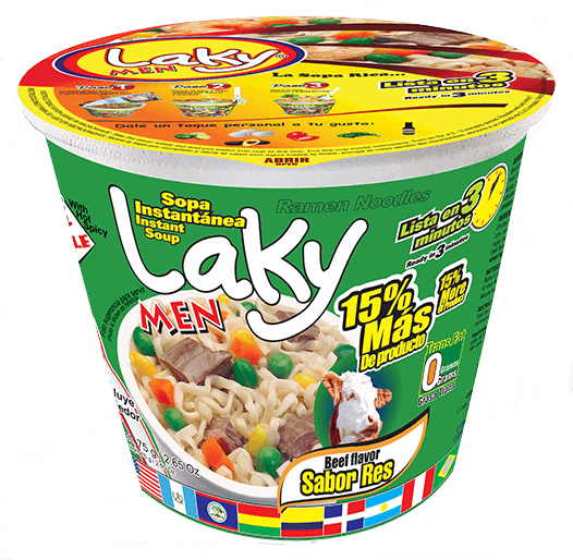 Laky Men soupe instantanée au boeuf